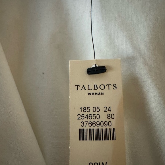 Talbots Classic White Blouse Size 22W BNWT - Picture 3 of 6